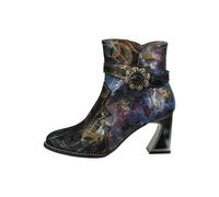 Laura Vita Stiefelette Leder/Textil Blau/Multi Warmfutter - 39
