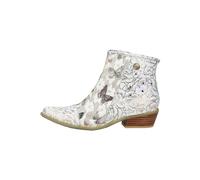 Stiefelette LAURA VITA "LAURA VITA Stiefelette Leder/Textil", Damen, Gr. 38, grau, Leder, Textil, Schuhe Stiefelette (38792120-38) grau