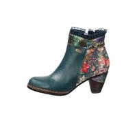 Laura Vita Stiefelette Leder/Textil Mittelblau - 35
