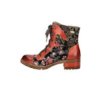 Laura Vita Stiefelette Leder/Textil Orange - 38