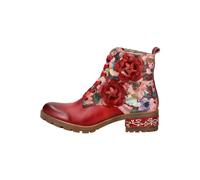Laura Vita Stiefelette Leder/Textil Rot - 36