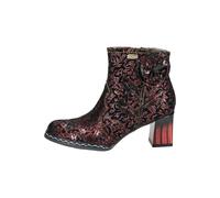 Laura Vita Stiefelette Leder/Textil Rot - 37