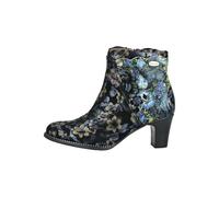 Laura Vita Stiefelette Leder/Textil Schwarz/Blau - 41