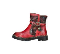 Laura Vita Stiefelette Leder/Textil Weinrot - 37