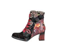Laura Vita Stiefelette Leder/Textil Wine - 40