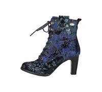 Laura Vita Stiefelette Veloursleder Dunkelblau - 38