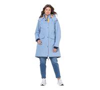 Laurasøn Funktions-Parka, Kapuze, Stehkragen, Zipper taubenblau 48+ 835401713-48+
