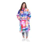 Laurasøn Funktions-Regencape, Unisex, Print, Kapuze neon pink 1Size 845086559-1