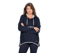 Laurasøn Strick-Hoodie, Doubleface, Kapuze, Langarm Marine 44+ 844488130-44+