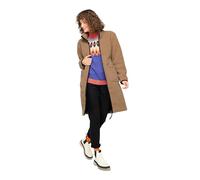 Laurasøn Teddy-Mantel, Teddyfleece, Stehkragen, 2-Wege-Zipper Taupe L 822179321-L