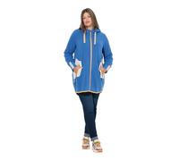 Laurasøn Teddy-Sweatjacke, Langarm, Kapuze, Oeko-TEX fernblau 44+ 842391731-44+