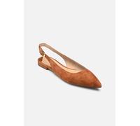 Wildleder-Ballerina Londyn mit Riemchen EU 40 Brown