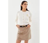 Lauren Ralph Lauren - Bekleidung Cardigan torsadé en coton - weiß - Größe XS