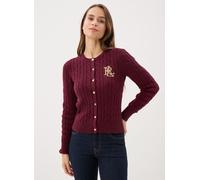 Lauren Ralph Lauren - Bekleidung Ralhan-Long Sleeve-Cardigan - weinrot - Größe XS