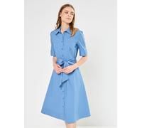 Lauren Ralph Lauren - Bekleidung Robe-chemise ceinturée en coton mélangé - blau - Größe 40