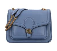 Lauren Ralph Lauren Bradley Schultertasche Leder 21.5 cm blau
