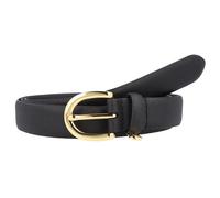 Lauren Ralph Lauren Gürtel aus Rindsleder mit Charm in Black, Größe XS