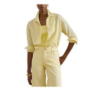 Lauren Ralph Lauren Damen Hemdbluse, gelb, Gr. S