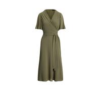 Lauren Ralph Lauren Damen Kleid in Wickeloptik Fit-and-Flare, grün, Gr. 34