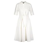 Lauren Ralph Lauren Damen Leinenkleid, weiss, Gr. 42