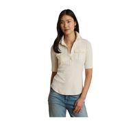 Lauren Ralph Lauren Damen Poloshirt, creme, Gr. L