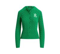 Lauren Ralph Lauren Damen Strickjacke aus Baumwolle, grün, Gr. XL