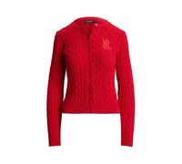 Lauren Ralph Lauren Damen Strickjacke aus Baumwolle, rot, Gr. M