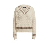 Lauren Ralph Lauren Damen Strickpullover aus Baumwolle, creme, Gr. L