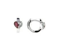 Laurenia - Creole Herz in Silber 925 rhodiniert Kinderschmuck