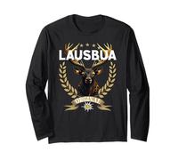 Lausbua Hirsch Lederhose Kinder Trachten Herren Lausbua Langarmshirt