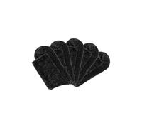 Kuschelsocken LAVANA, Damen, Gr. 39-42, schwarz (5x schwarz), Obermaterial: 92% Polyester, 6% Polyamid, 2% Elasthan, unifarben, elastisch, Socken, Bettsocken aus weichem, leicht glänzendem Chenillegar