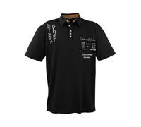 Lavecchia Herren Business Freizeit Poloshirt LV-610 Schwarz Gr. 6XL