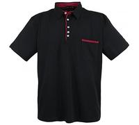 Lavecchia LV 1701 Schwarz Poloshirt Herren Übergröße Gr. 3-8 XL, Größe:4XL