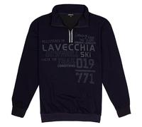 Lavecchia Herren Sweatshirt Langarm Shirt LV-2029 (Navy, 7XL)