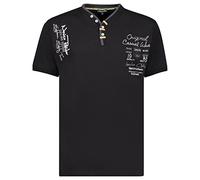 Lavecchia Herren T-Shirt Schwarz Große Größe, Schwarz, 6XL