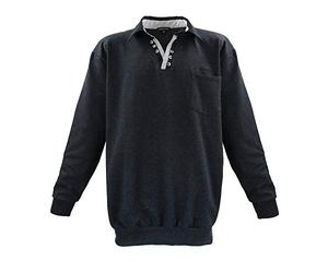 Lavecchia Sweatshirt-LV-602, 5XL, Anthrazit-grey