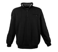 Lavecchia Sweatshirt mit Zipper, 7XL, Black
