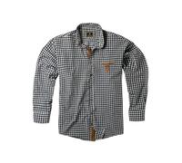 Lavecchia Übergrößen Hemd Herren Karo Langarm Langarmhemd Karohemd Freizeit LV-1981 (Schwarz-Weiß, 3XL)