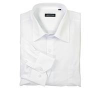 Lavecchia Übergrößen Hemd Herren Langarm Langarmhemd Freizeit HLA-1314 (Weiß, 3XL)