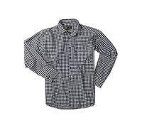 Lavecchia Übergrößen Hemd Herren Langarm Langarmhemd Freizeit HLA17 (Jeansblau/Weiß, 7XL)