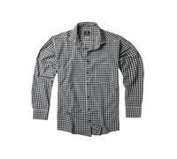 Lavecchia Übergrößen Hemd Herren Langarm Langarmhemd Freizeit HLA17 (Schwarz/Weiß, 4XL)