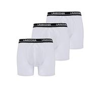 Lavecchia Übergrößen Herren Boxershort 3er Pack 4XL-8XL Unterwäsche Unterhosen FL-1020 (5XL, Weiß)