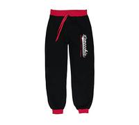 Lavecchia Übergrößen Jogginghose Herren Hose Jogging Freizeit Trainingshose LV-2020 (Schwarz/Rot, 8XL)