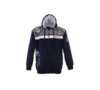 Lavecchia Übergrößen Herren 8XL Sweatjacke Blau LV-2022