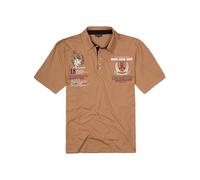 Lavecchia Übergrößen Poloshirt Herren Polo Shirts Kurzarm Shirt LV-2038 (Camel-Beige, 3XL)
