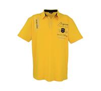 Lavecchia Übergrößen Poloshirt Herren Polo Shirts Kurzarm Shirt LV-610 (Gelb, 7XL)