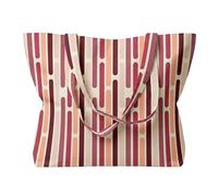 lavendel Tote Bag aus 100% Baumwolle - Digitale Premium-Drucke, 8 moderne Designs, OEKO-TEX Standard 100, mit Innenfach - Wiederverwendbare Einkaufstasche für Alltag & Shopping (Rose Capsule)