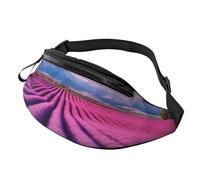lavender fields Bauchtasche für Herren und Damen, modisch, zum Laufen, wasserdicht, Crossbody-Tasche, Überall, Gürteltasche mit verstellbarem Riemen, Sport-Hüfttasche für Reisen