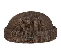Lavoy Herringbone Wool Dockermütze by Stetson braun M (56-57 cm)
