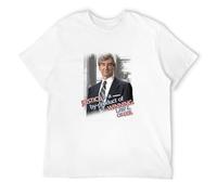 Law & Order Jack Mccoy T Shirt Mens Tv Show Silver T-Shirt White L